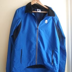 Descuente blue cycling jacket
